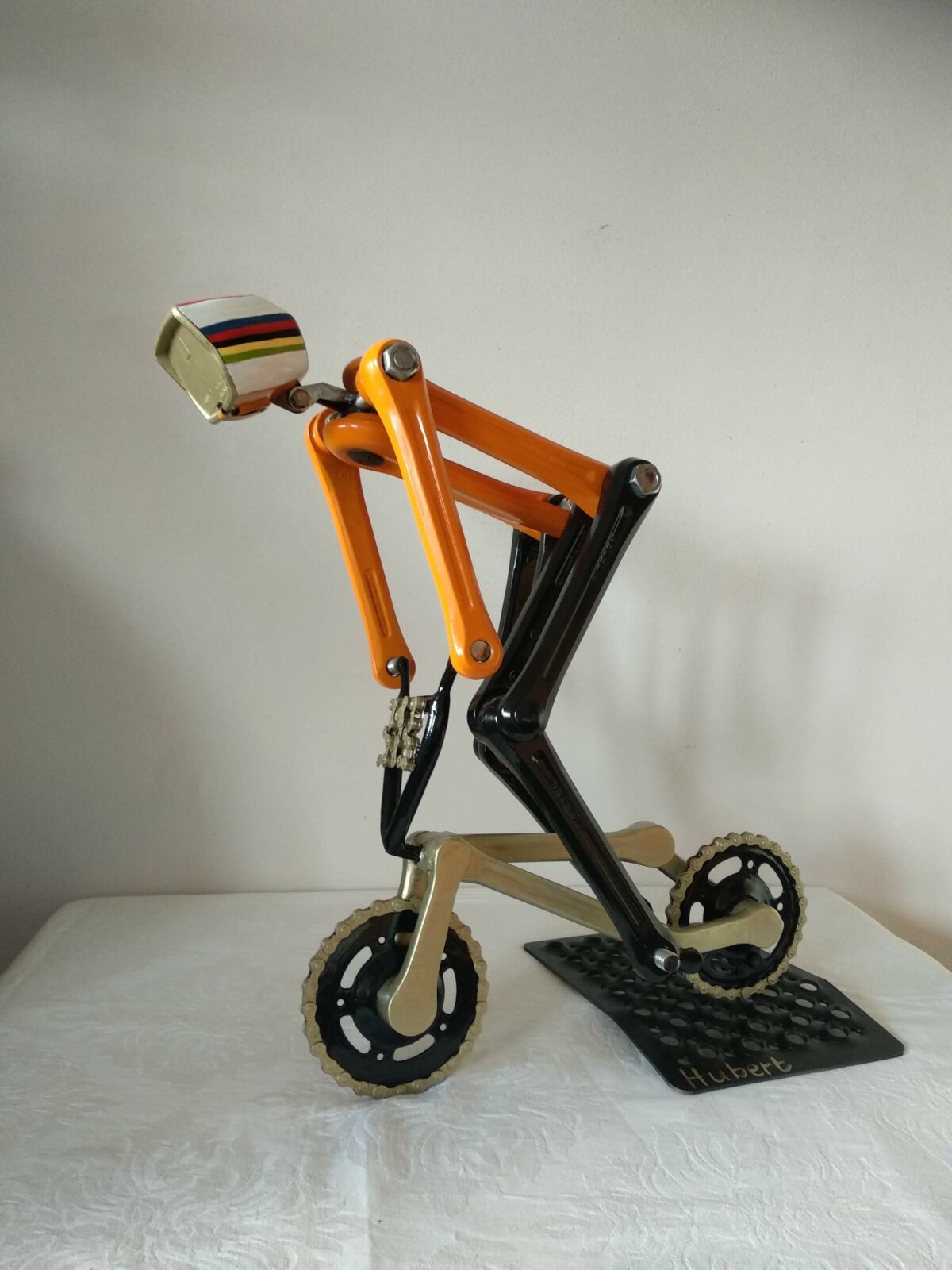 BMX Crank Sculptuur NIEK KIMMANN By Cyclingartist Hubert Van Soest (13)