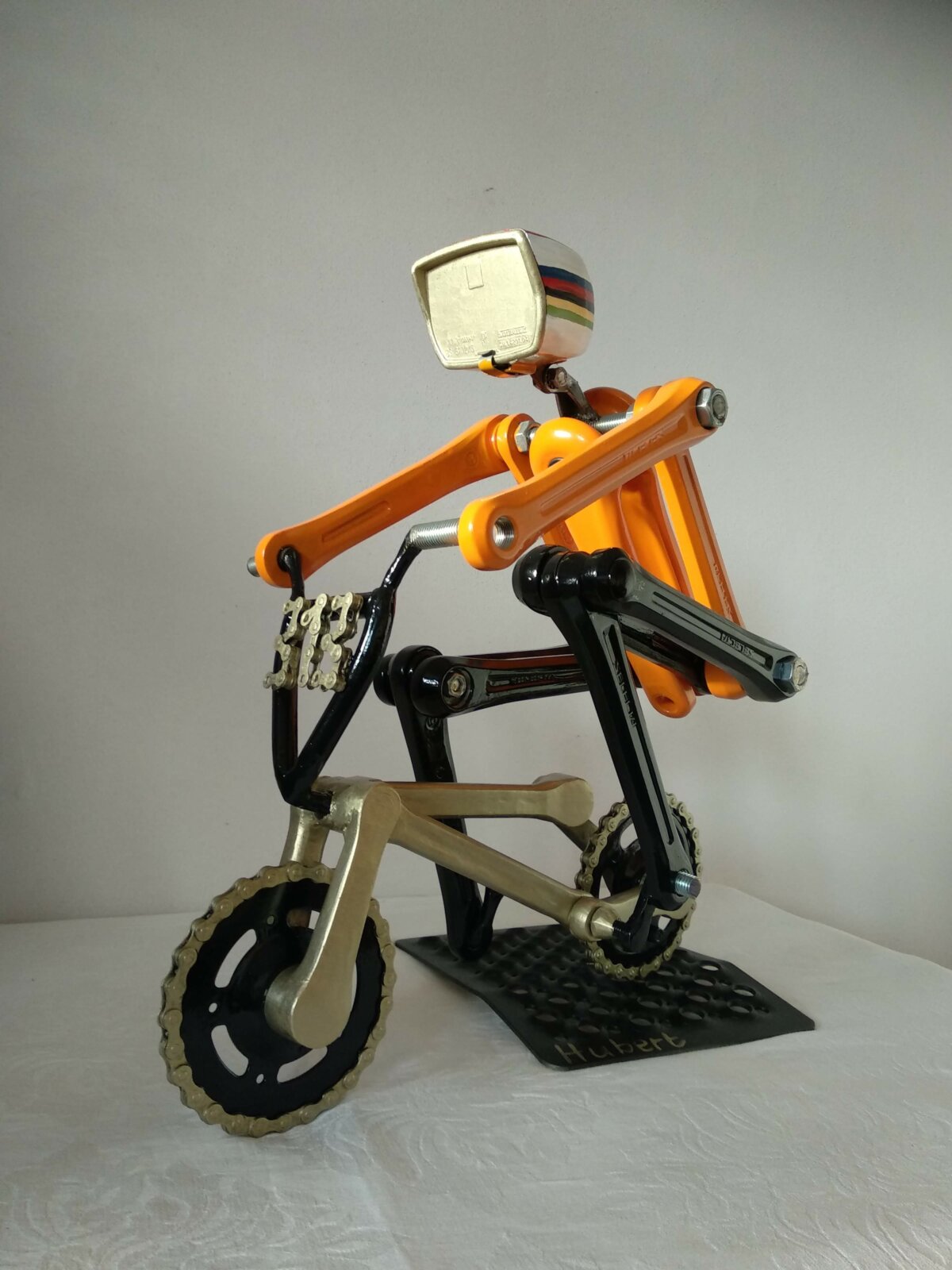 BMX Crank Sculptuur NIEK KIMMANN By Cyclingartist Hubert Van Soest (2)