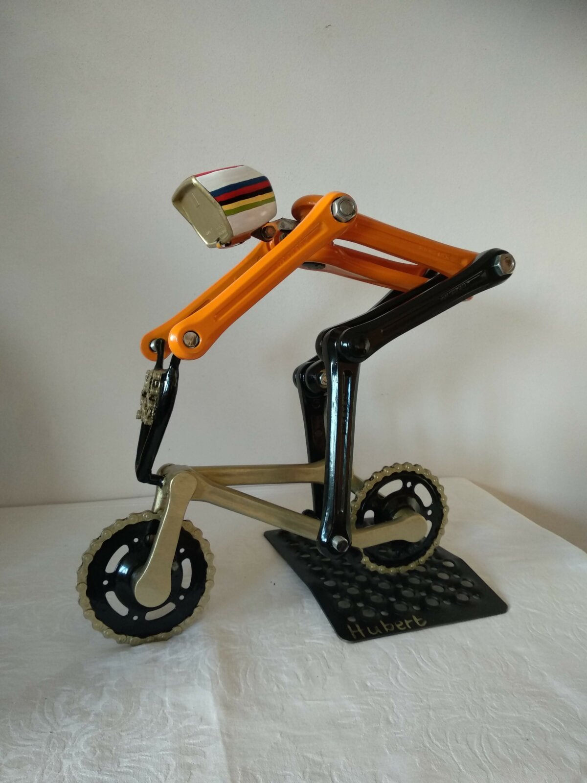 BMX Crank Sculptuur NIEK KIMMANN By Cyclingartist Hubert Van Soest (8)