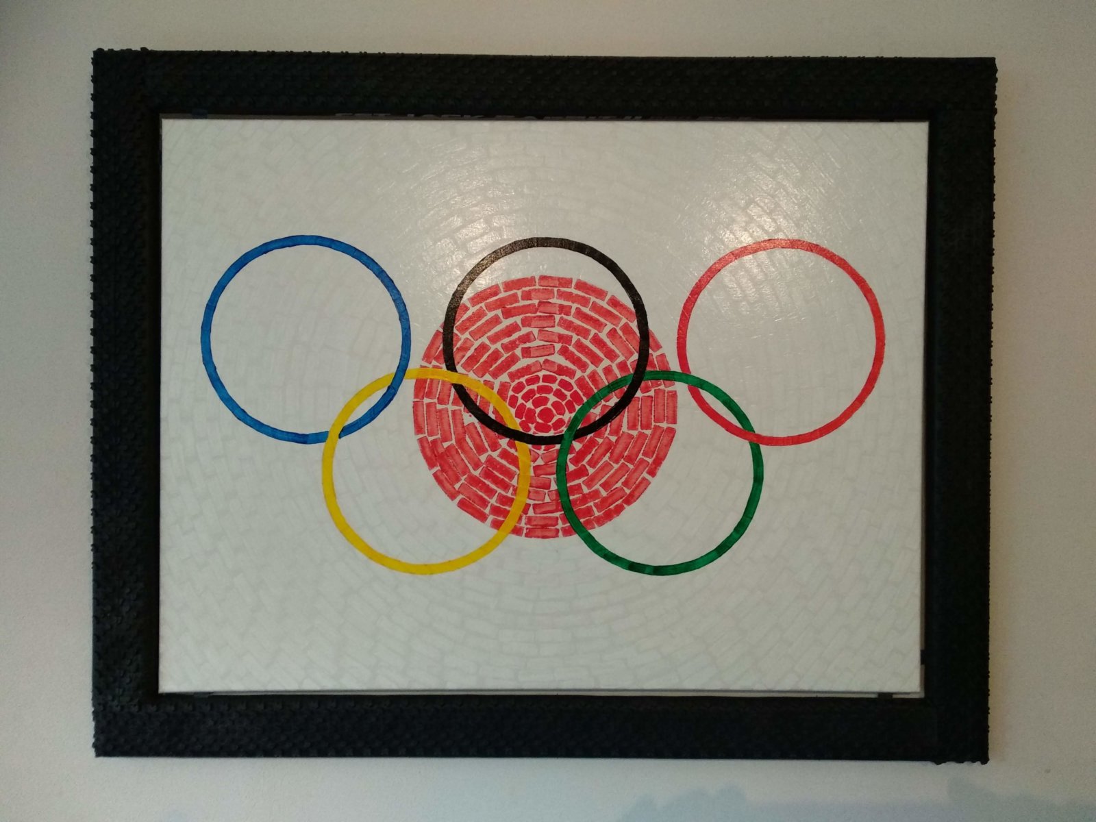 Cyclingart Painting Olymic Games Tokyio 2021 Created By Hubert Decreatievelink Van Soest