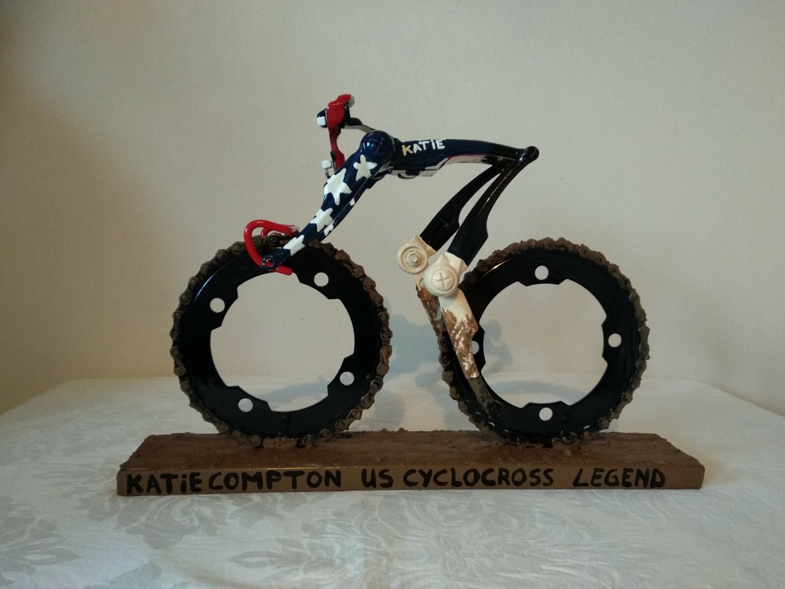 Katie Compton USA Cyclocross Legend Cycling Artwork