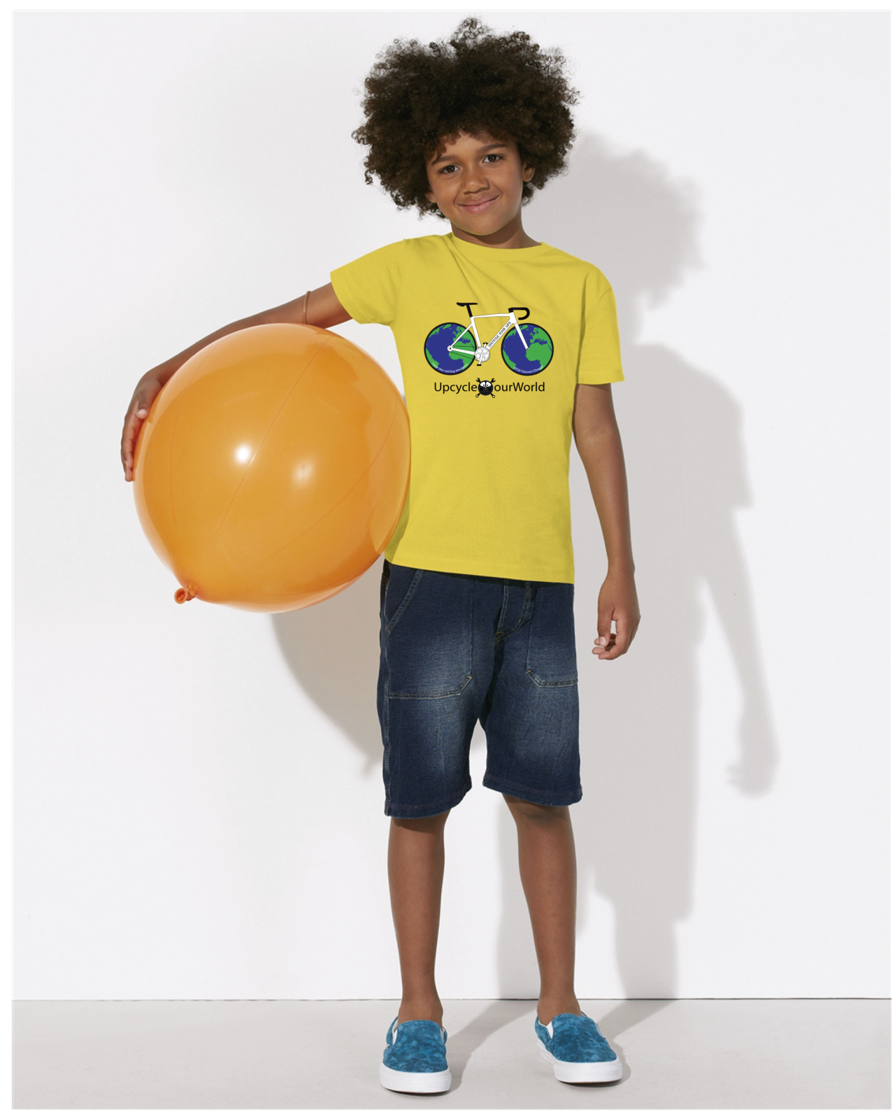 Upcycle Your Life Kids T-shirt Maize Yellow