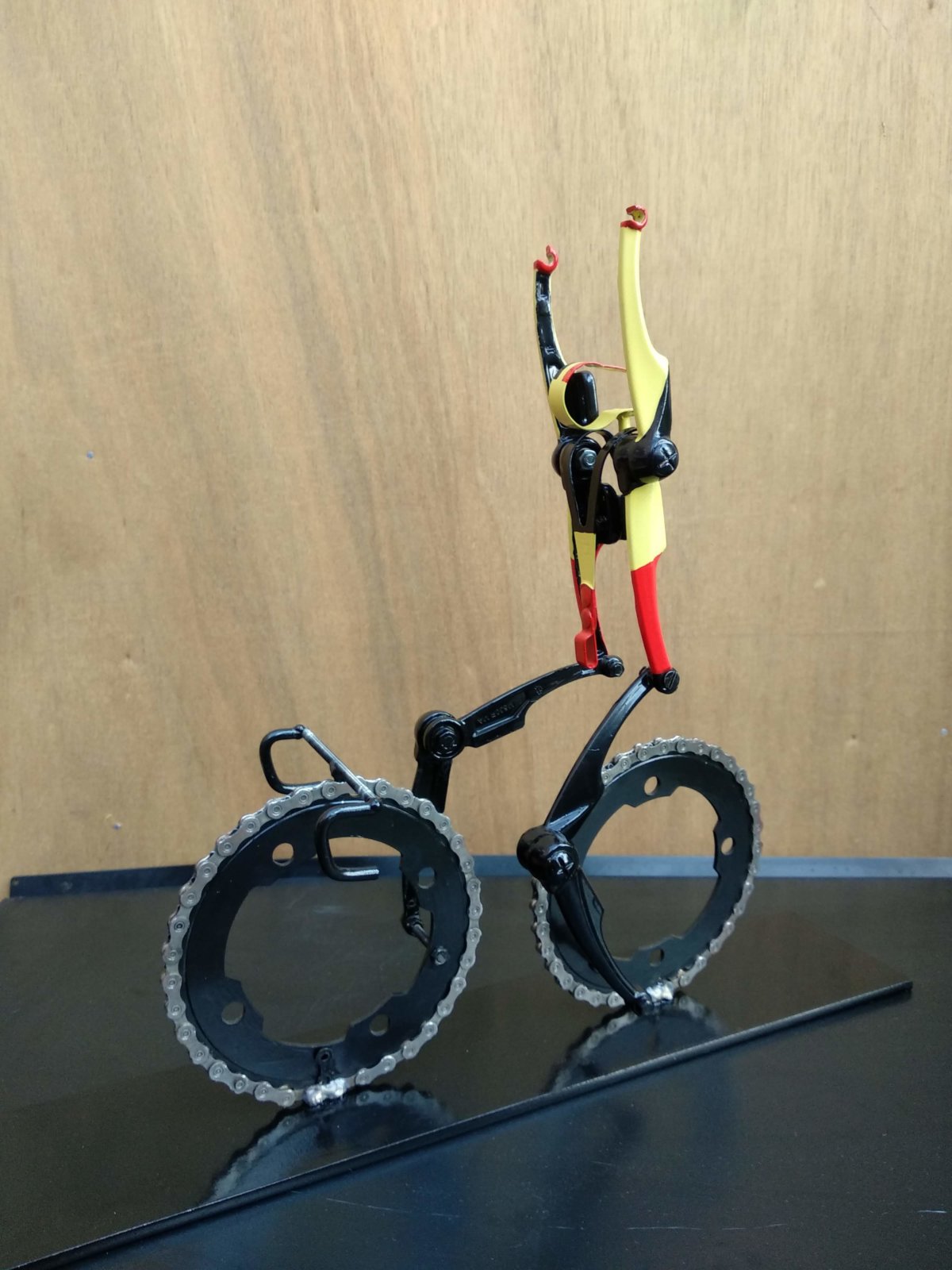 Victory! In The Belgium Tricolore Cyclingart By Hubert Van Soest
