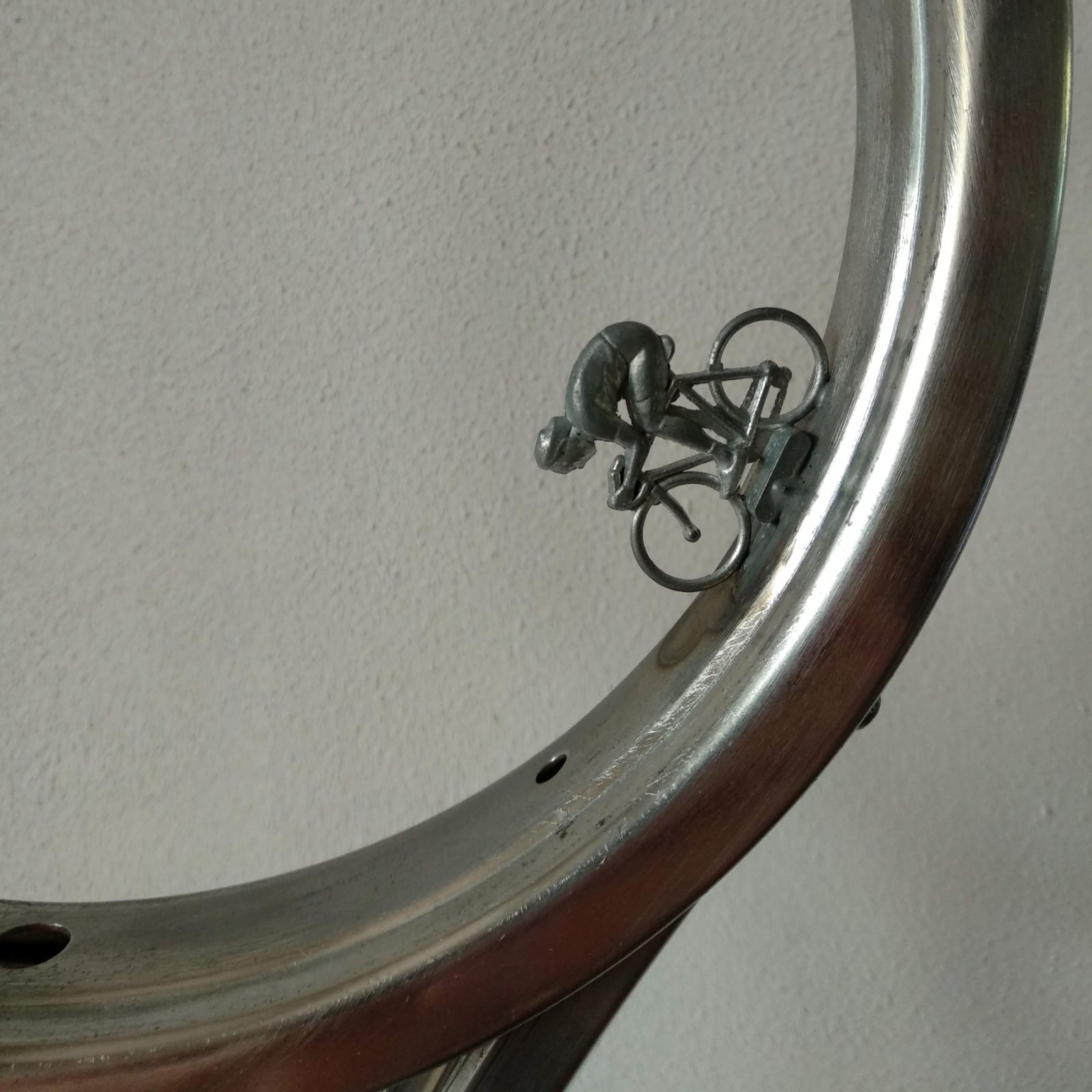 Deatil Cyclist Sprinter Of Upcycle Our World Cycling Trophy