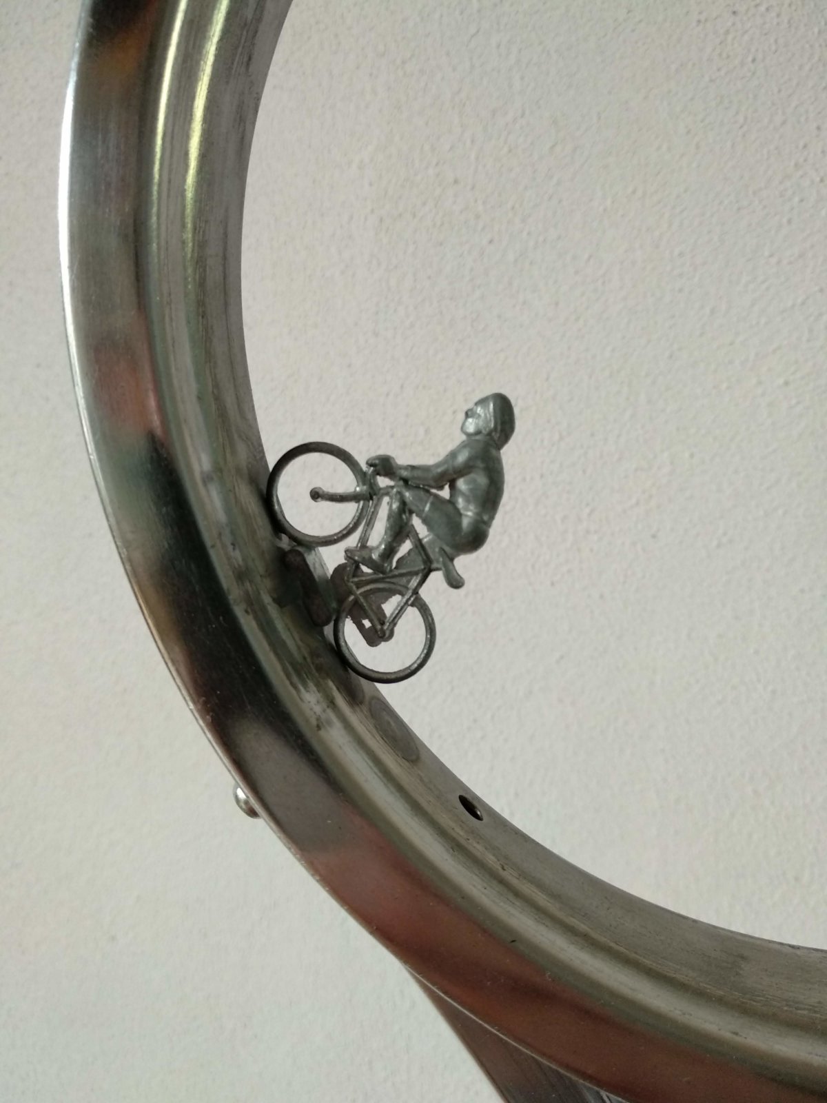 Detail Cyclist Racer Of Upcycle Our World Cycling Trophy
