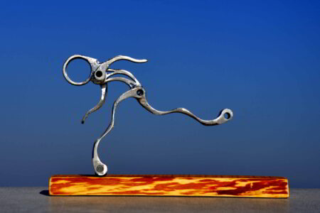 Running Sculpture Figuur In Beweging Sculptuur Hardloper Hubert Van Soest