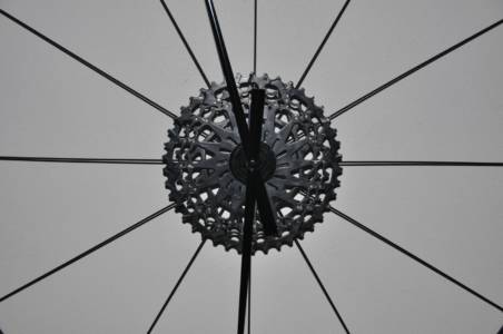 Detail Cycling Clock Fietsklok Upcycle Your Life Art & Design Hubert Van Soest