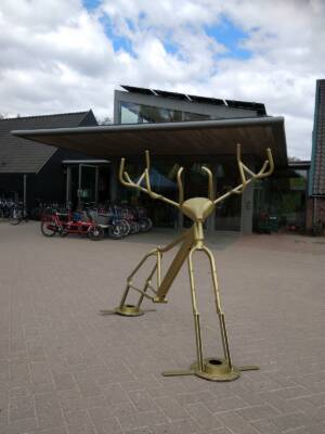 Fietskunstwerk Gouden Hert Bezoekerscentrum Posbank Rheden Hubert Van Soest